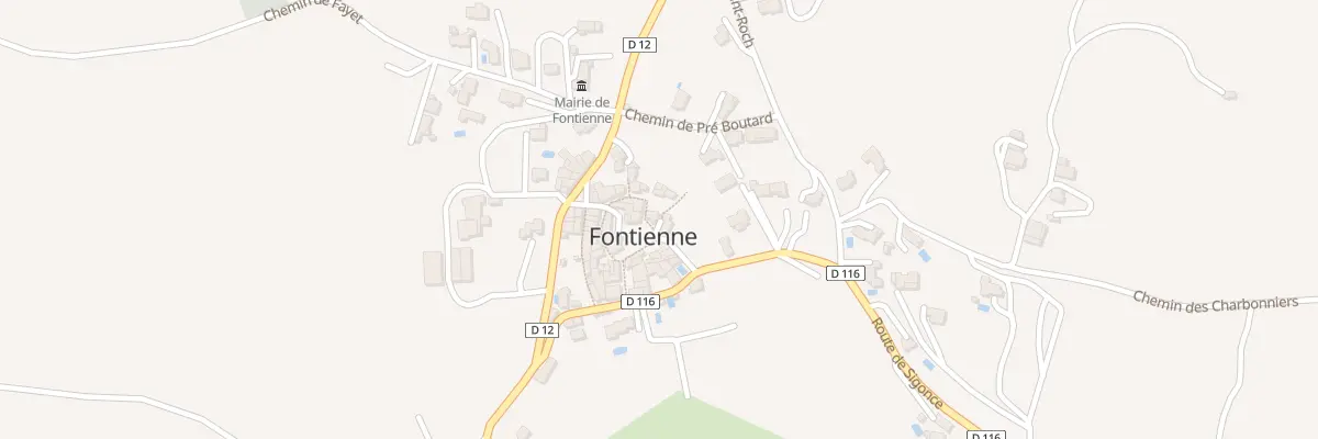 Plan du 5006 Le Village à Fontienne