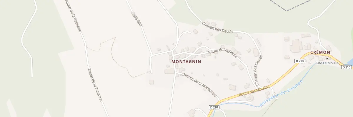 Plan du 321 Rte du Vignoble à Lucey
