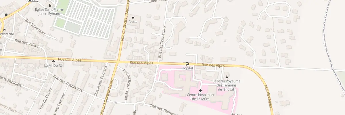 Plan du 63B Rue des Alpes à La Mure