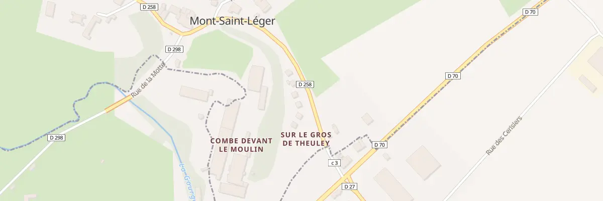Plan du 8 Rue des Cites à Lavoncourt