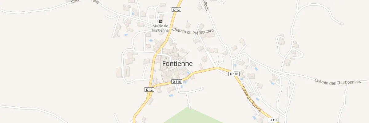 Plan du 5005 Le Village à Fontienne