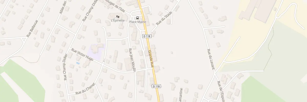 Plan du 33 Grande Rue Saint Lupicin à Coteaux du Lizon
