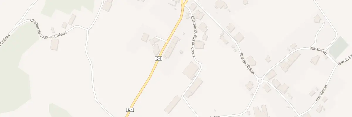 Plan du 4 Rte de Pont-du-Navoy à Besain