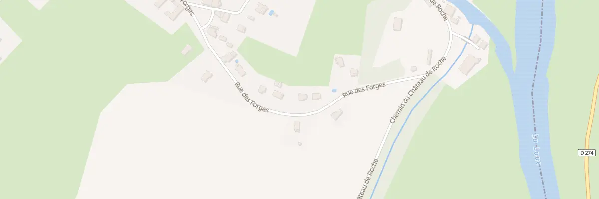 Plan du 17 Rue des Forges à Arc-et-Senans