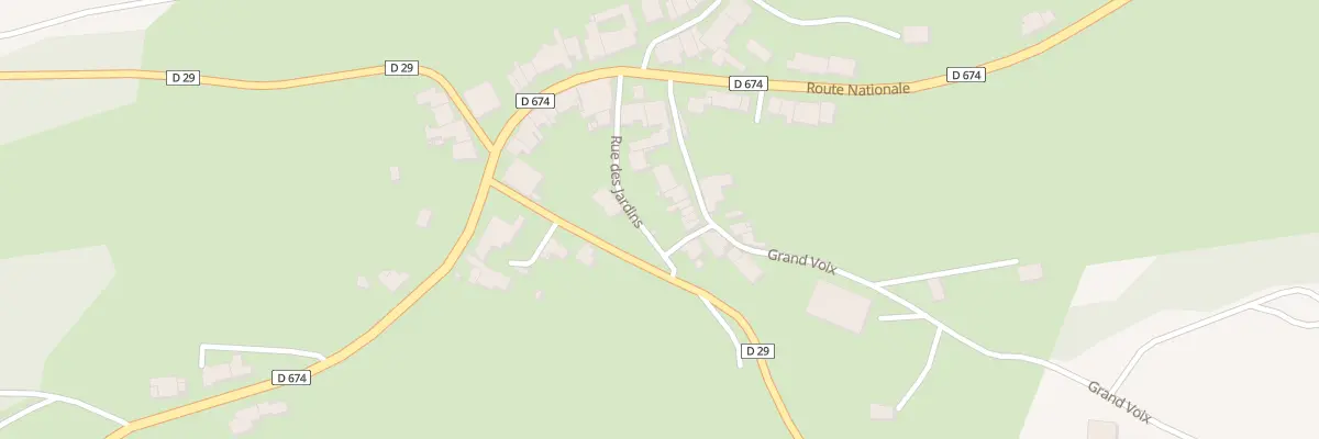 Plan du 88 Vc Grand Voix à Martigny-les-Gerbonvaux