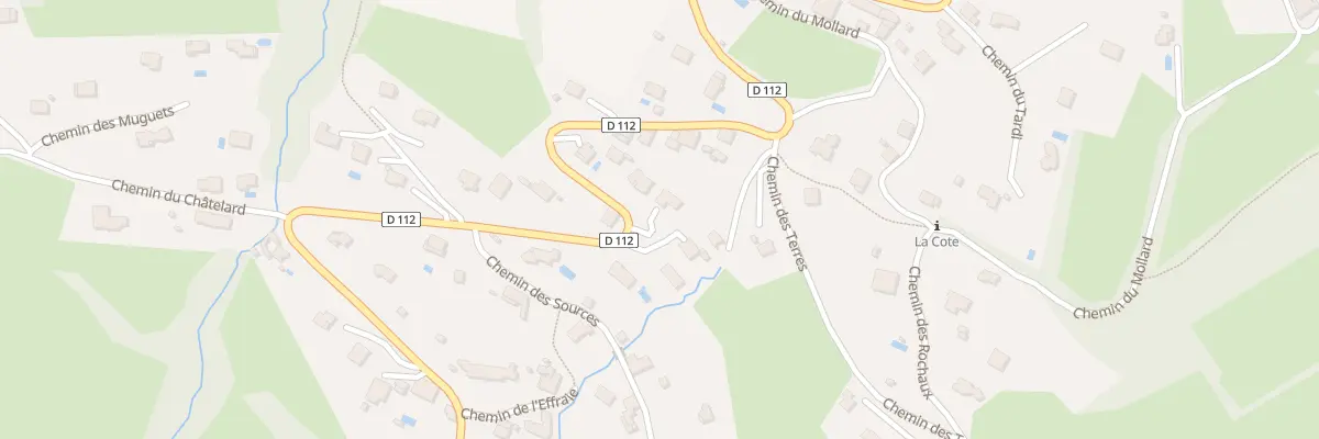 Plan du 1424 Rte de la Côte - Cd 112 à Herbeys