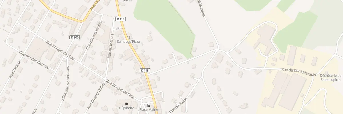 Plan du 3 Rue du Stade à Coteaux du Lizon