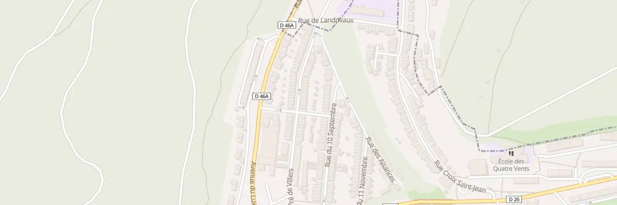 Plan du 36 Rue du Pré de Villers à Herserange