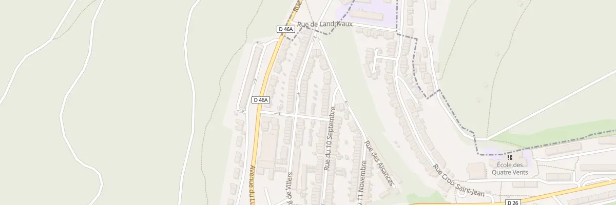 Plan du 38 Rue du Pré de Villers à Herserange