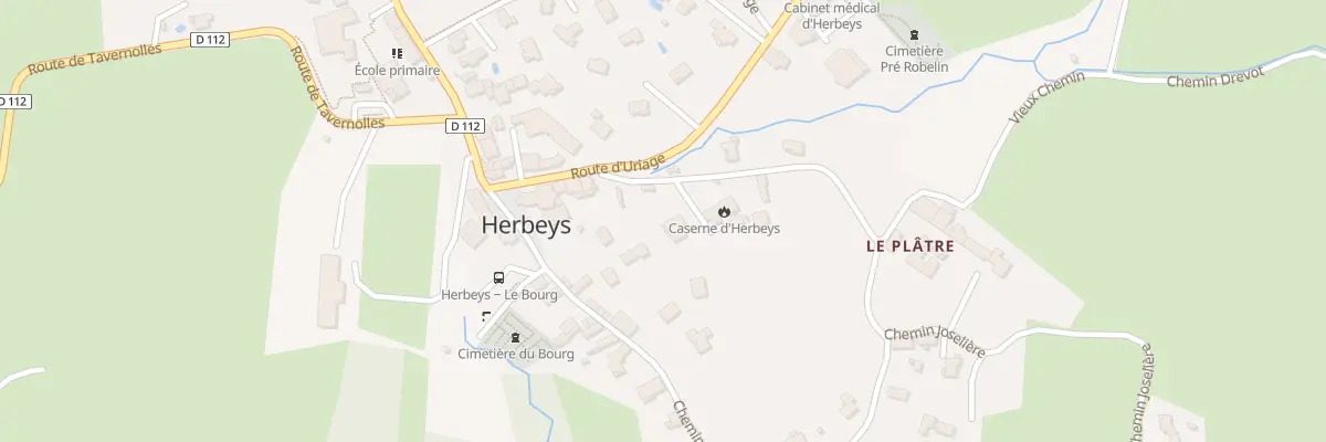 Plan du 5151 Village d’Herbeys à Herbeys
