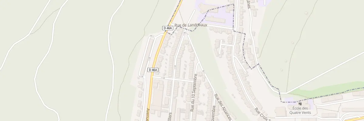 Plan du 50 Rue du Pré de Villers à Herserange