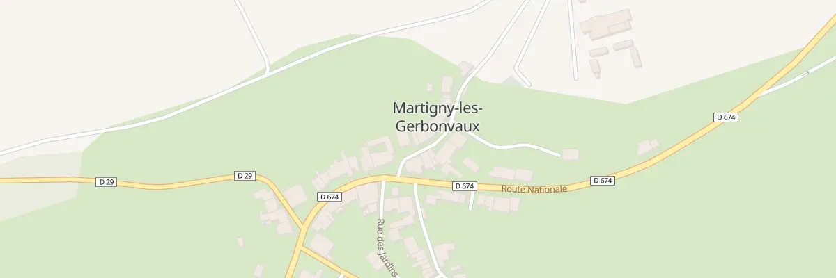 Plan du 43 Rue de l’Eglise à Martigny-les-Gerbonvaux