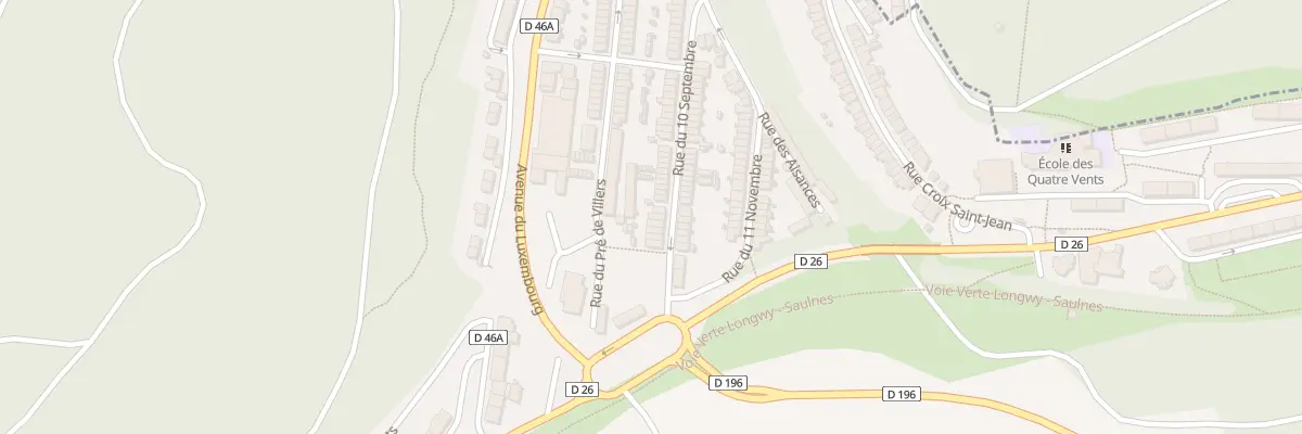 Plan du 13 Rue du 10 Septembre à Herserange