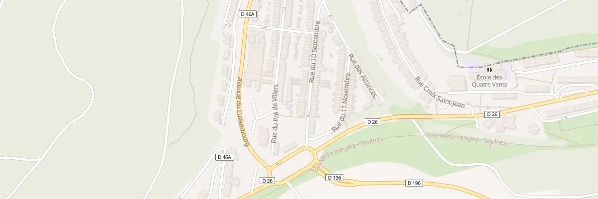 Plan du 15 Rue du 10 Septembre à Herserange