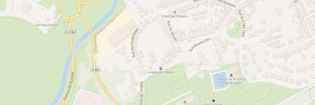Plan du 2B Rue des Fontenettes à Longlaville