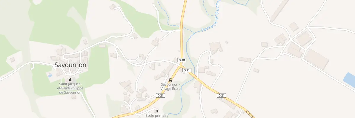 Plan du 5012 Le Serre à Savournon