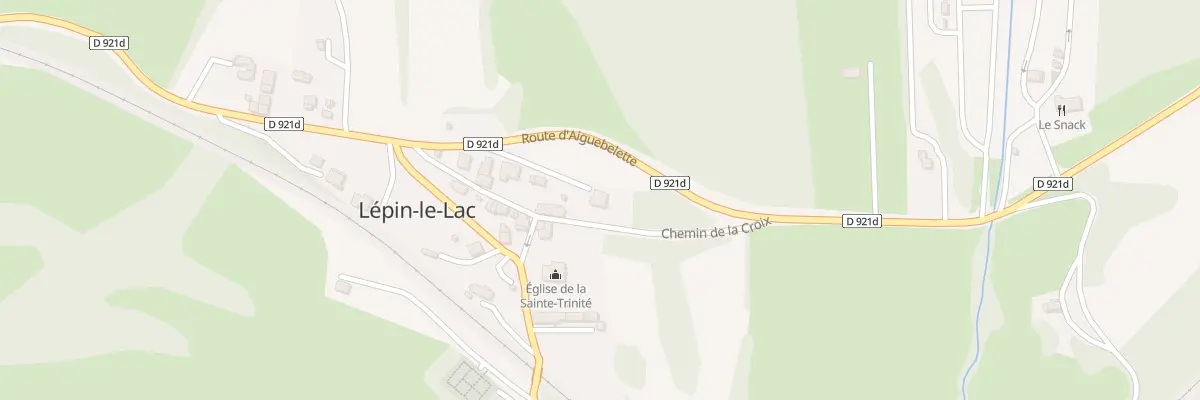 Plan du 2510 Rte d’Aiguebelette à Lépin-le-Lac