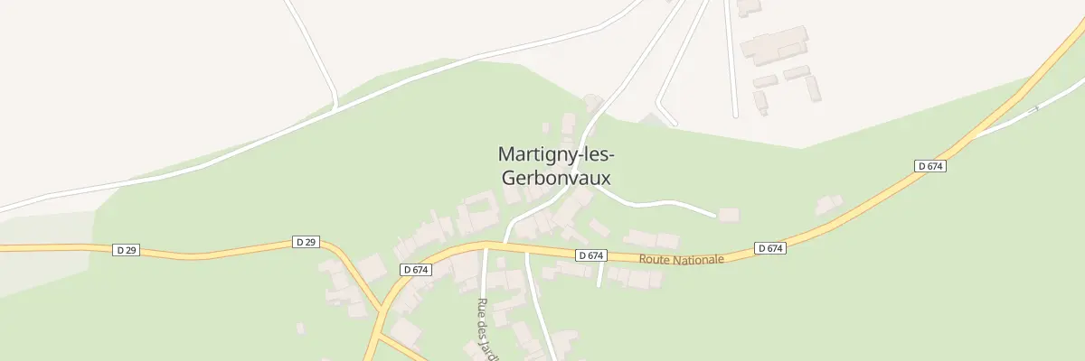 Plan du 57 Rue de l’Eglise à Martigny-les-Gerbonvaux