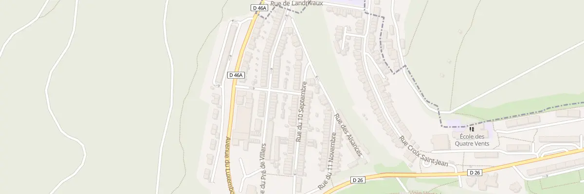 Plan du 55 Rue du 10 Septembre à Herserange