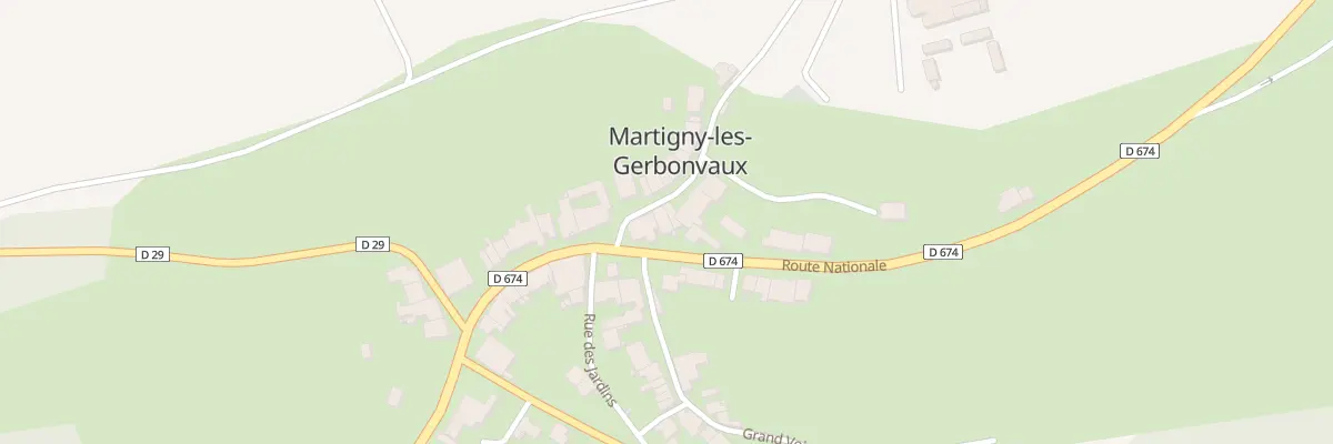 Plan du 348 Rte Nationale à Martigny-les-Gerbonvaux