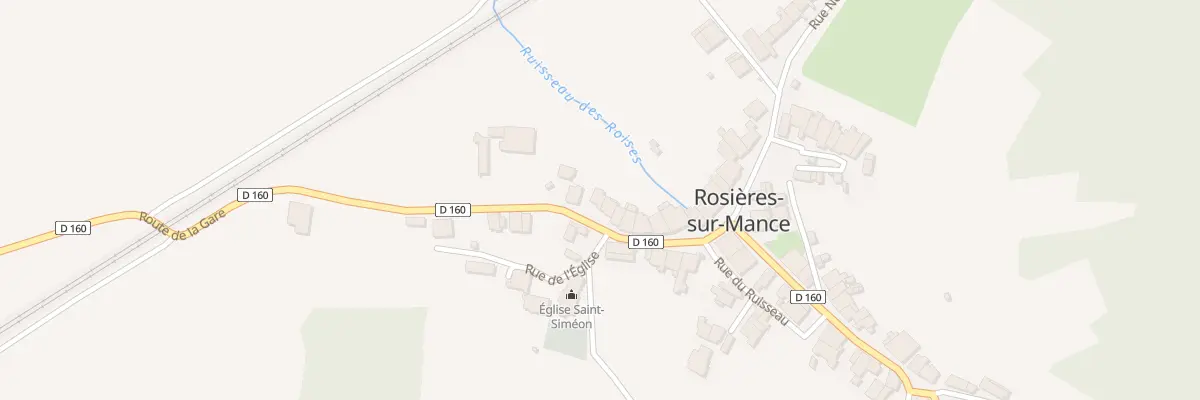 Plan du 5076 Le Village à Rosières-sur-Mance