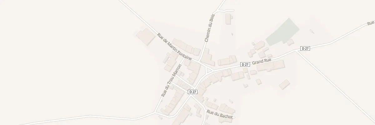Plan du 2 Rue de Martinfontaine à Joppécourt