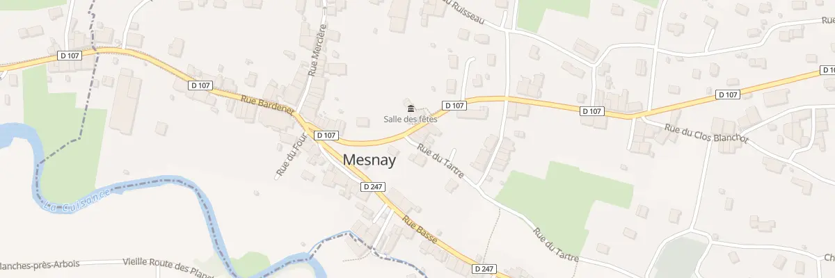 Plan du 1 Rue du Tartre à Mesnay