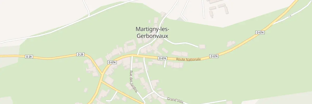 Plan du 330 Rte Nationale à Martigny-les-Gerbonvaux