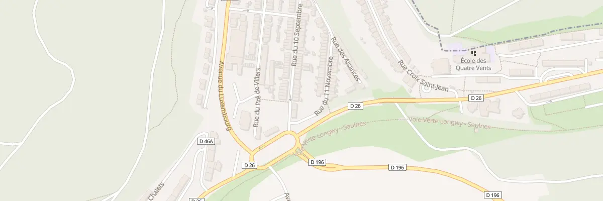 Plan du 4 Rue du 10 Septembre à Herserange