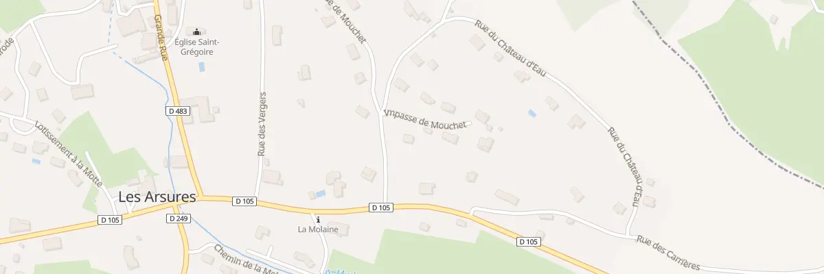 Plan du 2 Rue de Mouchet aux Arsures