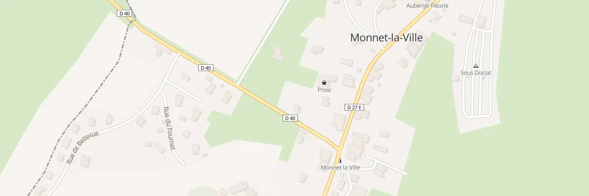 Plan du 4 Rue du Fournet à Monnet-la-Ville
