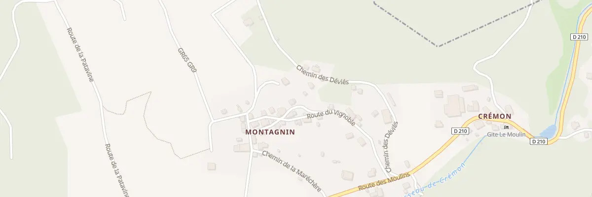 Plan du 433 Rte du Vignoble à Lucey