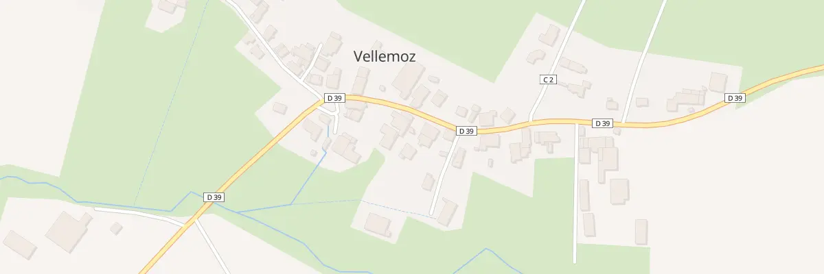 Plan du 2 Rue Grande Rue à Vellemoz