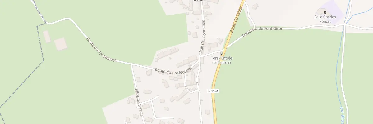 Plan du 34 Rte du Pre Nouvet à Saint-Honoré