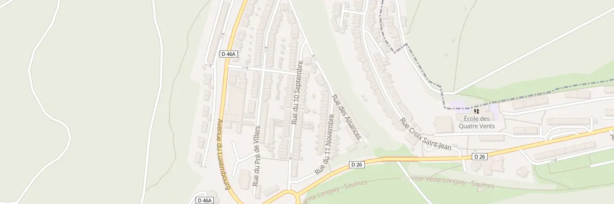 Plan du 40 Rue du 10 Septembre à Herserange