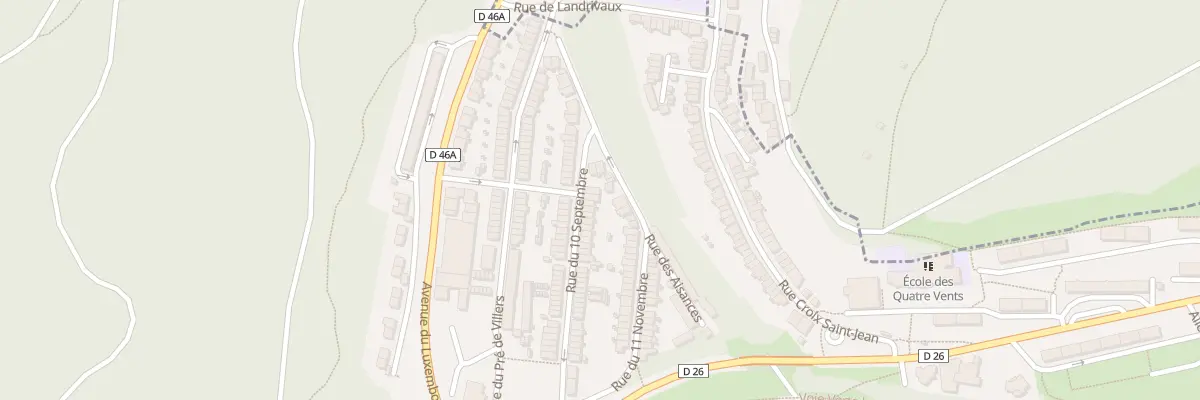 Plan du 56 Rue du 10 Septembre à Herserange