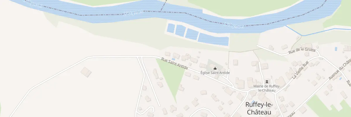 Plan du 22 Rue Saint Antide à Ruffey-le-Château