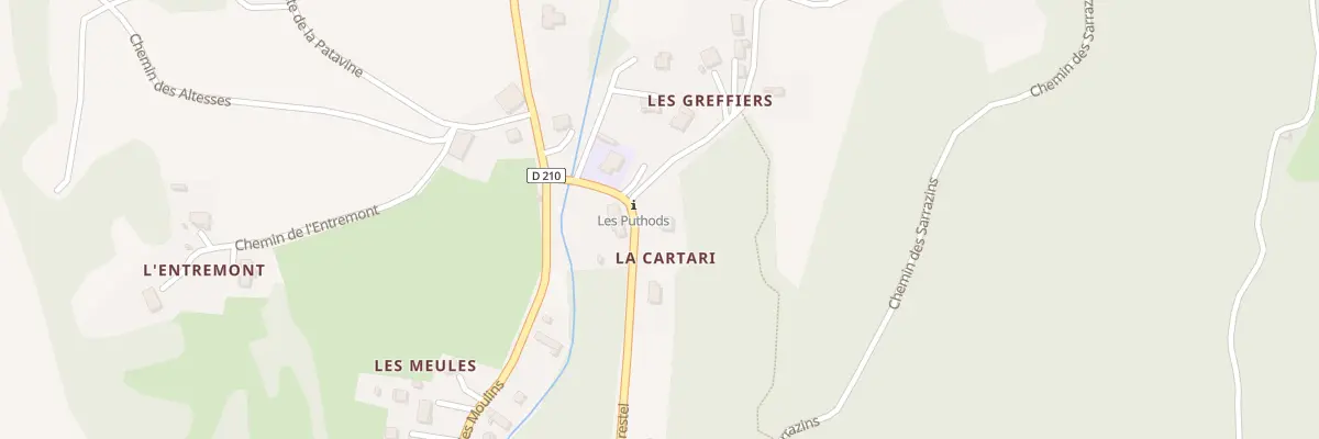 Plan du 44 Che des Greffiers à Lucey