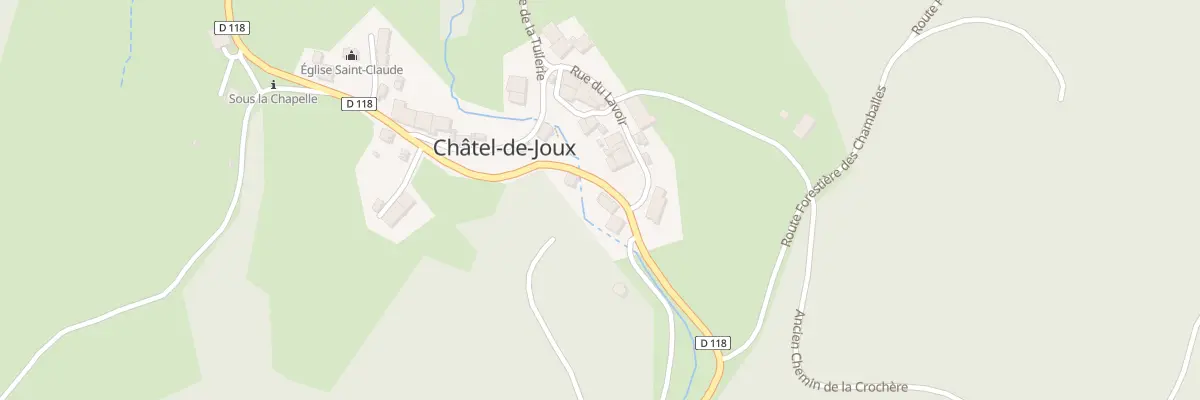 Plan du 9 Rue du Chalet à Châtel-de-Joux