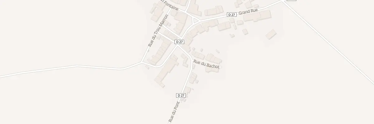Plan du 2 Rue du Bachot à Joppécourt