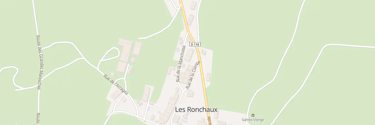 Plan du 70 Rue de la Manchotte à Étival