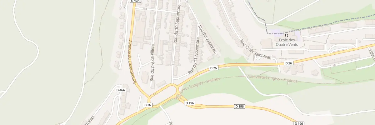 Plan du 1 Rue du 11 Novembre à Herserange