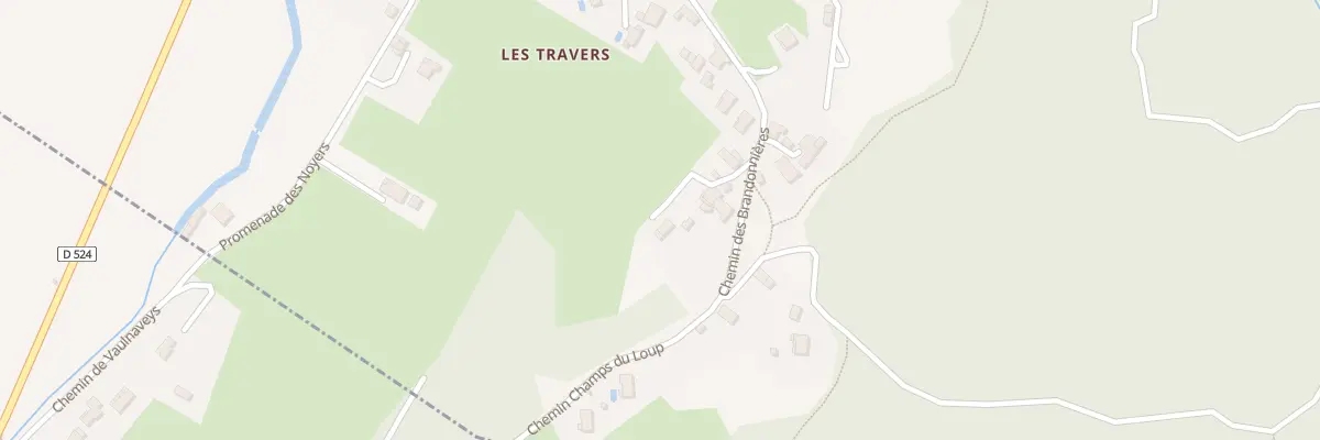 Plan du 478 Che de Brandonnieres à Vaulnaveys-le-Bas