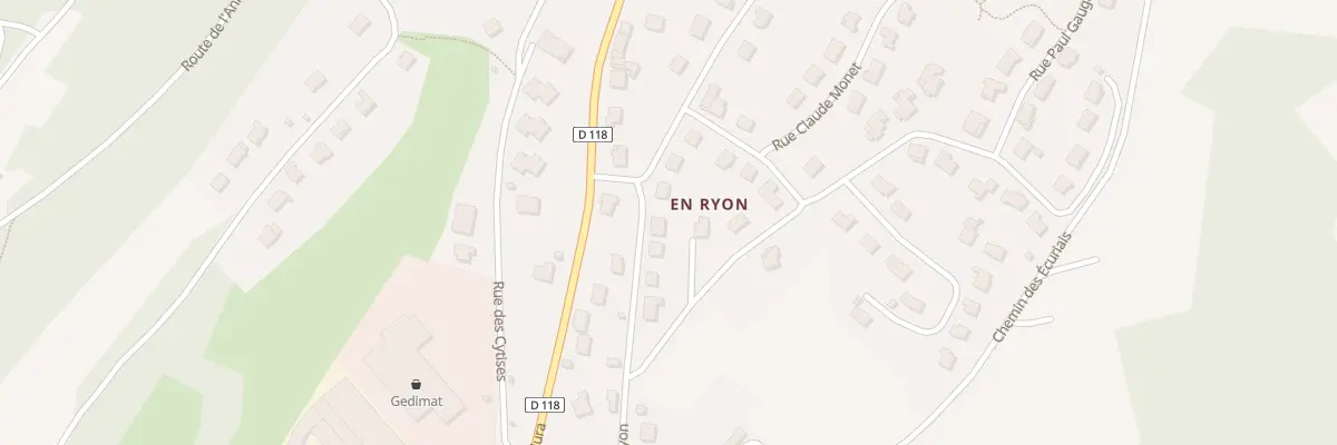 Plan du 8 Qua En Ryon à Coteaux du Lizon