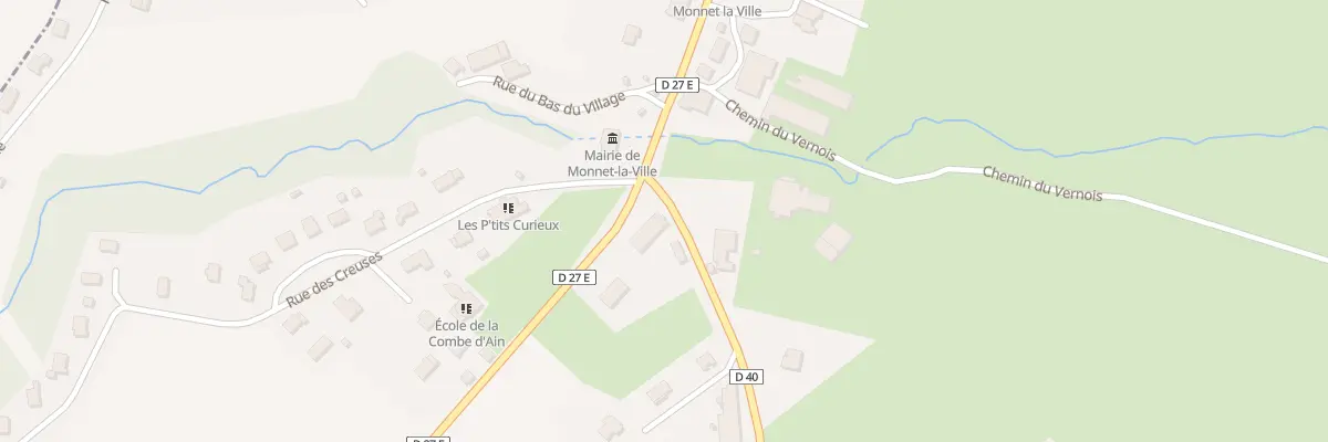 Plan du 2 Rue de la Glaciere à Monnet-la-Ville