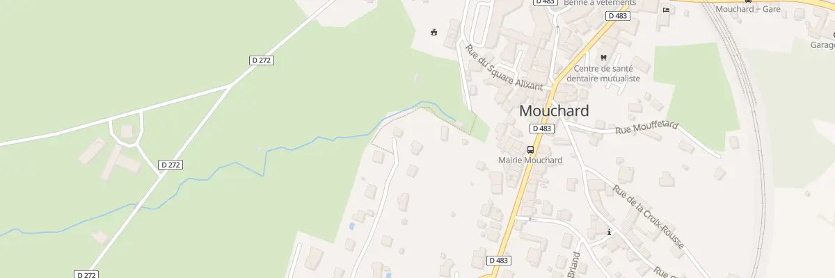 Plan du 14 Rue du Bief à Mouchard