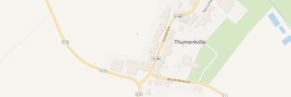 Plan du 3 Gr Grande Rue à Thumeréville