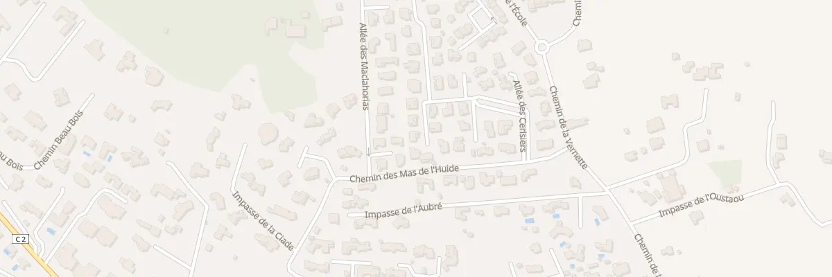 Plan du 2 All des Cerisiers à Sanary-sur-Mer