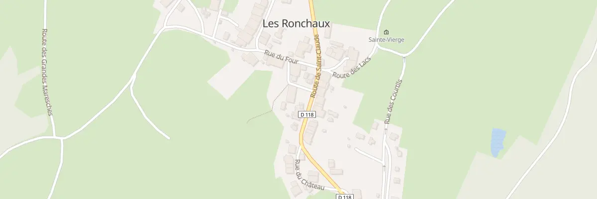 Plan du 725 Rte de St Claude à Étival