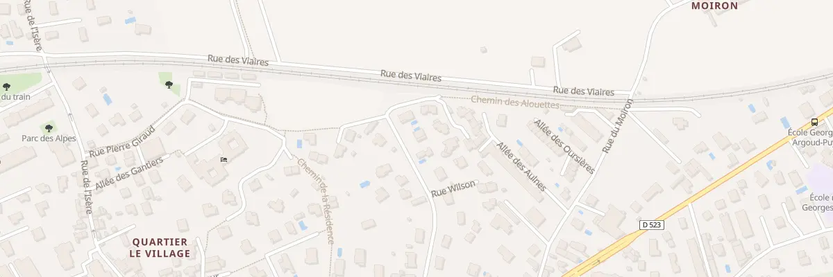 Plan du 24 Rue Wilson à Gières